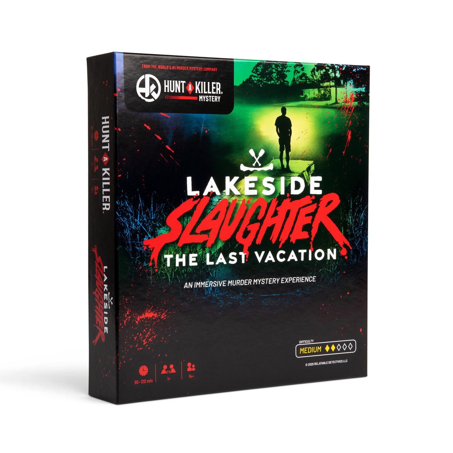 Hunt A Killer : Lakeside Slaughter, jeu de mystère de meurtre interactif, conçu pour les 14 ans et plus Jeu de mystère de meurtre
