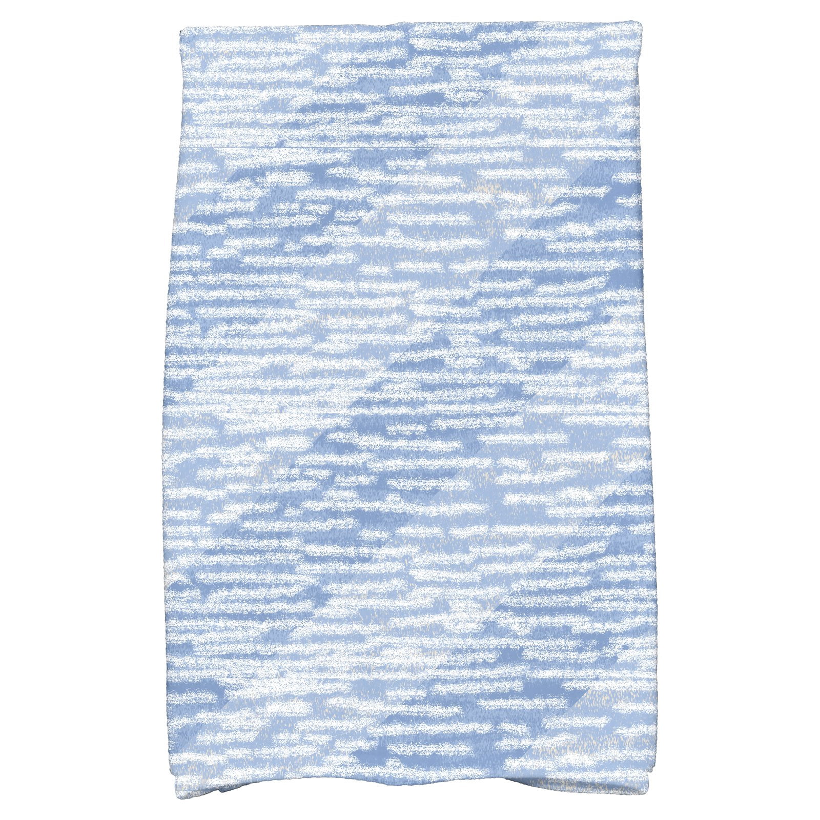 Simply Daisy 18" x 30" Marled Knit Stripe Geometric Print Hand Towel