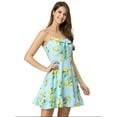 thumbnail image 2 of INSPIRE CHIC Women's Spaghetti Strap Bowknot Lemon Dotted Dresses, 2 of 7