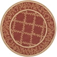 thumbnail image 2 of Safavieh Chelsea Alecia Geometric Area Rug, Rust/Gold, 3' x 3' Round, 2 of 7