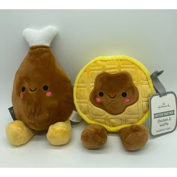 Hallmark Better Together Chicken and Waffle Magnetic Plush New with Tag
