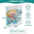 thumbnail image 5 of Children by Bike 12.4x10.6in PVC Round Ring Binder, D-Ring 3-Hole, Metal Clip, 200 Sheets, 5 of 10