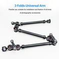 thumbnail image 4 of Brazo de Extensión de la Cámara, Estructura estable de 755 mm Aleación de Aluminio de Soporte Universal para un Micrófono Ligero de Relleno, 4 of 7
