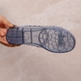 thumbnail image 6 of Willtoo Women's Beach Jelly Shoes Slip On Crystal Summer Soft Hollow Ballet Flats Boho Sandals, 6 of 7