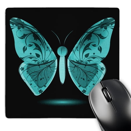 3dRose  Large Turquoise Butterfly With Flourish Wings  MousePad price history on PriceWatchPro