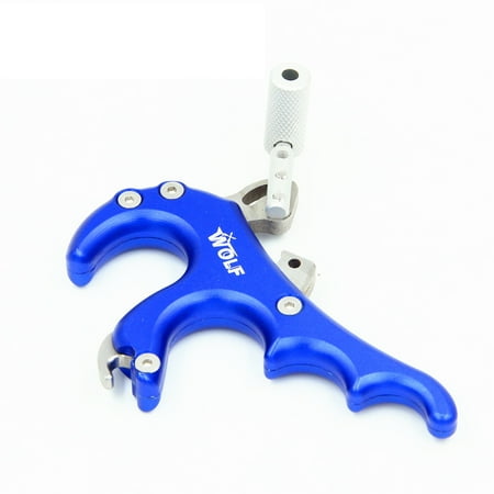 Bestop Quick Release Bow - Composite Metal 4 Finger Grip Caliper Arrow Release Aids for Compound Bow Hunting Archery Steel