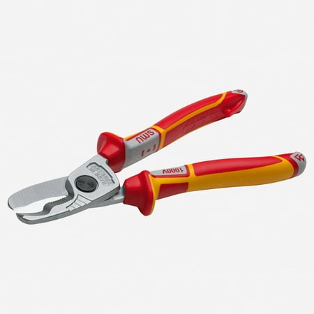 

NWS 043-49-VDE-210 8.25 Cable Cutter VDE - Matte Chromium - SoftGripp Tethered Attachment