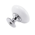 thumbnail image 5 of 4 x Ceramic Door/Wardrobe/Cabinet/Cupboard Knob Handle Drawer White, 5 of 8