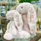 thumbnail image 4 of Conejito de peluche bordado con el nombre del niño Juguete de peluche personalizado hecho a mano Regalo para el primer niño de Pascua, 4 of 5