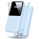 thumbnail image 1 of Cargador portátil Power Bank CFIAI 20000mAh con cables azul, 1 of 6