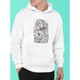 thumbnail image 2 of Asian Dragon And Koi Fish Hoodie Men -Image by Shutterstock, Male Medium, 2 of 4