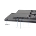 thumbnail image 3 of Youkk Folding Keyboard Rechargeable Wireless Computer Supplies Foldable Design Office Accessories Multipurpose Tablet Touchpad White, 3 of 6