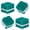 Green, variant on 100 Pcs Expanding Plastic Concrete Anchors Screw Anchors Drywall Wall Expansion Pipe for Hollow Walls Tile Cement Bolt Expansion Tube (Green, 1/4" X 1-1/4" for #10,#11, or #12 Screws)
