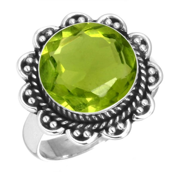 925 Silver Ring For Women - Men Orange Amber Stone Silver Ring Size 6.5 November Birthstone Simple Silver Ring Size 6.5 Gift For Ladies On Wedding 925 Silver Jewelry With Gemstone