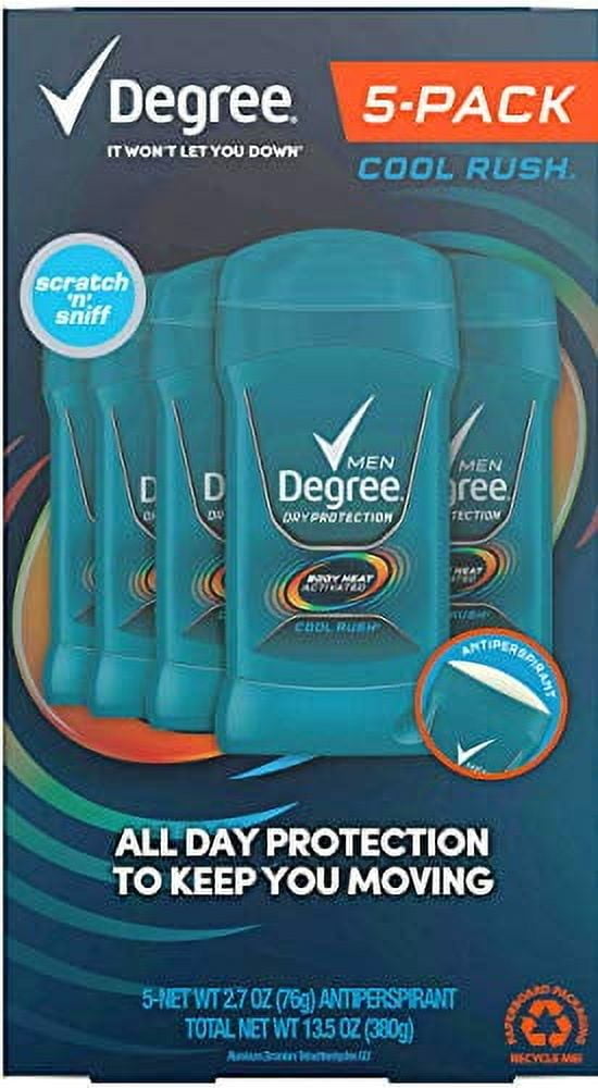 Degree Men Cool Rush 48H Antiperspirant 2.7 Ounce 2pk - Walmart.com