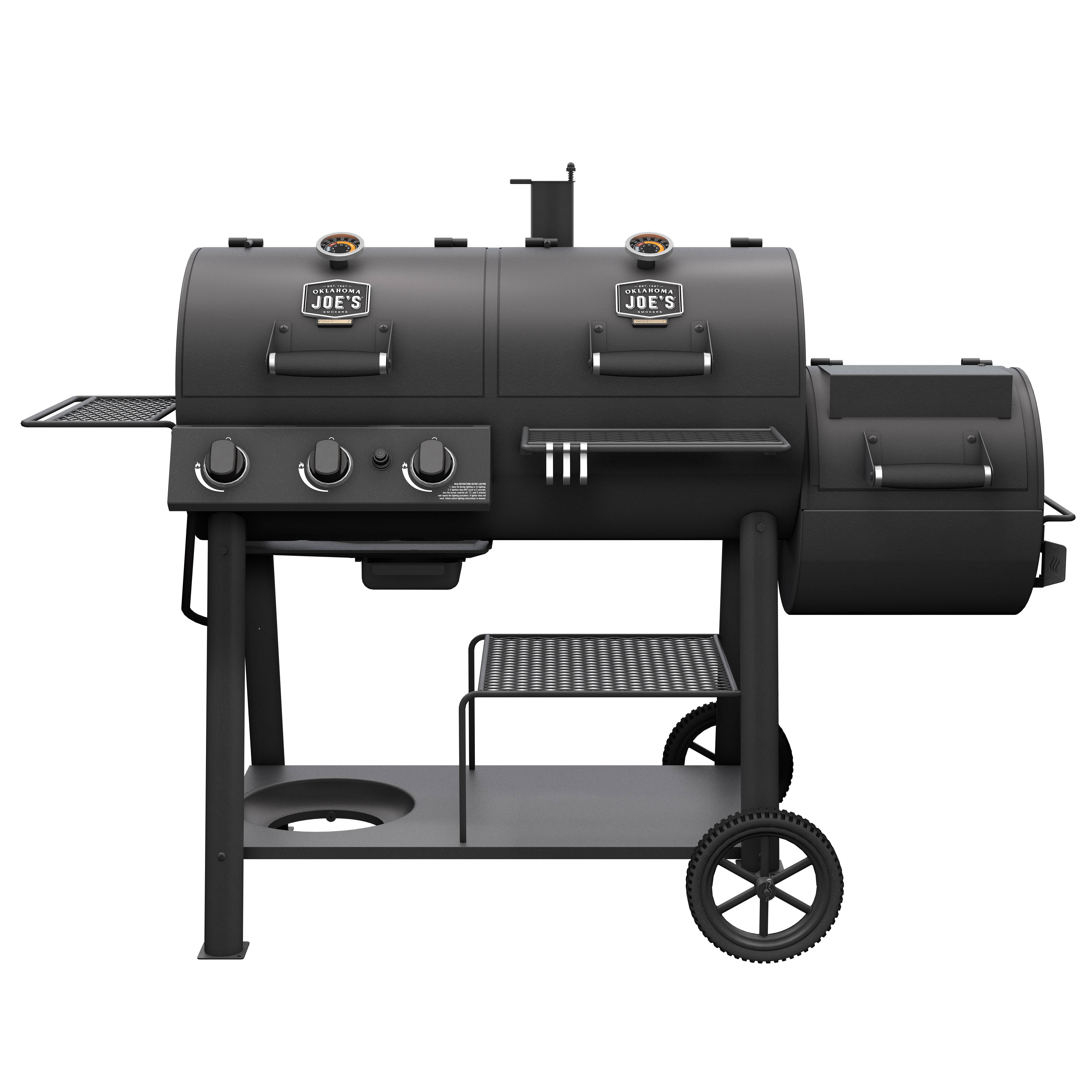 Oklahoma Joe's® Canyon Combo Gas Grill & Offset Smoker