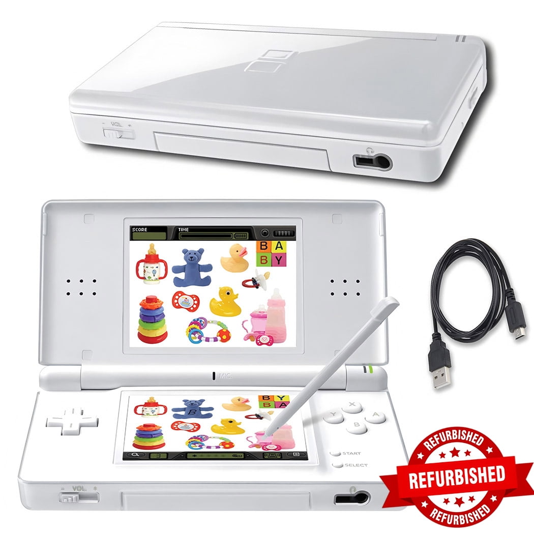 Nintendo DS Lite Console Game Handheld System Cleaned Tested Case White