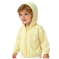 thumbnail image 6 of mgoYE Baby Infant Toddler Lightweight and Breathable Hoodie Summer Sun Protection Coat Jacket(Yellow,3-4 Years), 6 of 9