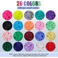 thumbnail image 5 of RECUTMS Jewelry Making Kit 1 Packs ,4800 Pcs DIY Clay Bead Kit for Bracelets Making Gift, 5 of 8