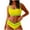 Yellow, variant on Bathing Suit Clearance Sale Comfortable Swimsuits for Women Funny Two Piece Swimsuits for Women Cute Bikinis for Women 2 Piece High Waisted Swimsuit