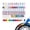 12 Colors, variant on 12 Colors Waterproof Tire Paint Pen, Oil-Based Permanent Markers with Medium Tip, Quick Dry Multi-Surface Paint Pens for Tires Metal Wood Plastic Glass
