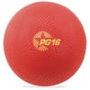 "Champion Sport Easy-grip Textured 16"" Playground Ball, Red"