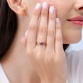 thumbnail image 3 of ANGARA Natural Tilted Marquise Amethyst Solitaire Split Shank Ring in 14K White Gold for Women (Size-5x2.5mm) | February Birthstone, Anniversary, Jewelry Gift for Women | Natural Amethyst Ring, 3 of 10