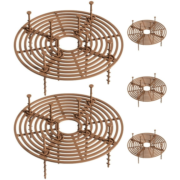 5 Pcs Flower Pot Soil Cover Plant Pot Grid Stopper for Dog Digging Prevention Garden Supplies