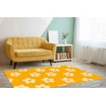 thumbnail image 4 of Daisy Rug, Yellow Rug, Modern Rug, Floral Rug, Thin Rug, Wall Hanging Rug, Wedding Rug, Classic Rug, Easy To Clean Rug, Car Mat, Home Decor, 2.6'x4' - 80x120 cm, 4 of 4