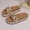 White, variant on Multicolor Beaded Wedge Sandals for Women, Cork Platform Slides with Pearl Embellishment and Soft Cushioned Sole