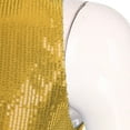 thumbnail image 3 of Miutii Men Women Sparkly Hip Hop Jazz Dance Tops Vest Party Festival Disco Stylish Suit Sleeveless Gold 4XL, 3 of 8