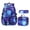 Blue, variant on Weebloom Large School Backpack With Lunch Box Pencil Case For Kids Girls Cute 3Pcs School Bags Set Large Capacity Lightweight Stylish Bookbag Elementary Middle School Blue
