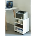 thumbnail image 5 of Wooden Office Storage Printer Stand with Wheels, 5 of 10