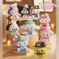 thumbnail image 1 of -figuras de Anime Sanrio Hello Kitty, bloques de construcción, My melody Kuromi, muñecas ensambladas, Cinnamoroll, regalos para niños, 1 of 5