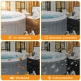 thumbnail image 3 of Hot Tub Spa Heater Pump Cover Waterproof Hot Tub Pump Cover with Zipper All Weather Protection Hot Bathtub Pump Cover Square Hot Tub Heater Pump Cover for Hot Tub Spa Heater Pump-black-, 3 of 10
