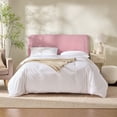thumbnail image 2 of Virtu Full Headboard No Tools Required Peel and Stick Upholstered Boucle Bed Headboard Only, Pink, 2 of 8