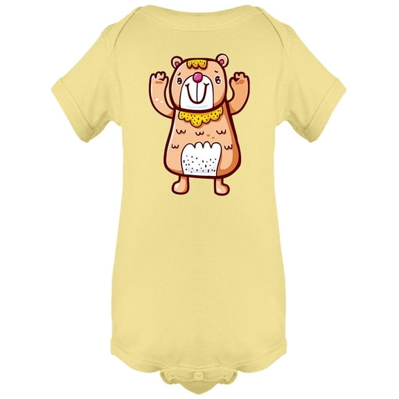 Smiling Bear Bodysuit Infant -Image by Shutterstock, Newborn