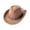 Rose Gold, variant on Ticikt Felt Cowboy Hat for Men Women Western Wool Look Hat Wide Brim Rancher Hat with Decorative Band for Rodeo Country Parties Events