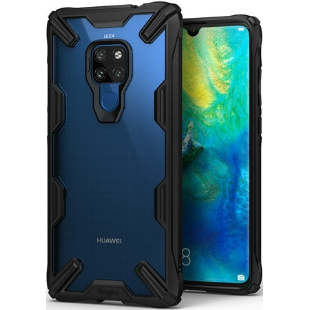 Huawei Mate 20 Case, Ringke [Fusion-X] [Black] Micro Dot Tech Clear PC Back with Rugged TPU Bumper Anti Slip Cover for Mate20 (Best Micro Pc Case)