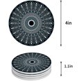 thumbnail image 1 of FMSHPON Mandala Pattern Set of 8 Round Coaster for Drinks, Absorbent Ceramic Stone Coasters Cup Mat with Cork Base for Home Kitchen Room Coffee Table Bar Decor, 1 of 5