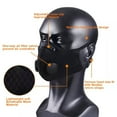 thumbnail image 2 of Unisex Face Mask 5 Layers Reusable Washable, Adjustable Earloop Fashionable Anti Haze Carbon Activated Valve Filter Air Purifying Cover Mask Adult Kid, 2 of 11