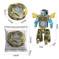 thumbnail image 1 of Toupie de Bout des Doigts Robot Fidget Spinner Gyroscope Transformable Robot Nouveau W8, 1 of 8