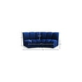 thumbnail image 3 of Meridian Furniture Infinity Navy Velvet 2pc. Modular Sectional, 3 of 11