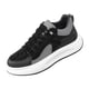 thumbnail image 4 of Zapatos casuales para hombres jóvenes, zapatos transpirables acolchados cómodos zapatillas de ocio para pesca gimnasio Fitness viajes cortos deportes 39 yardas negro Yinane Zapatillas de deporte de los hombres, 4 of 8