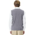 thumbnail image 4 of Classroom School Uniforms Big Kid Sweater Vest 56912, XL, Heather Gray, 4 of 7