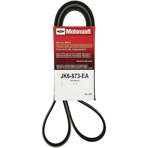Motorcraft Serpentine Belt JK6-873-EA Fits select: 2001-2011 FORD RANGER, 2001-2005 FORD EXPLORER SPORT TRAC