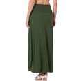 thumbnail image 3 of KOGMO Womens Classic Maxi Skirt with Foldable Wide Waistband (S-3X), 3 of 3
