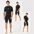 thumbnail image 4 of Trajes de baño para mujer Sueño de manga corta Ultrathin Professional Traje de baño para hombre rápido rápido para bucear Surfing Natación Hombre / Negro L Scienceny OD019361-09, 4 of 7