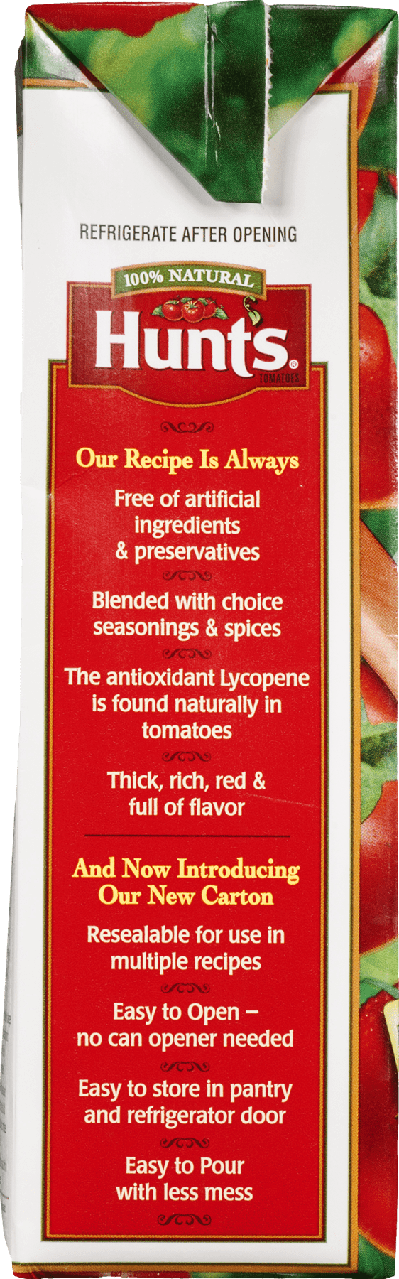Hunts Tomato Sauce 33.6oz
