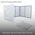 thumbnail image 3 of Ilios Innova | Repuesto de Paredes Laterales para Toldo 3x4.5 m, Lona Tela Oxford 600D Impermeable Anti-UV Resistente a Viento y Lluvia (No incluye estructura)., 3 of 9